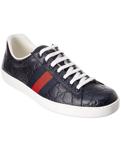 gucci trainers blue|gucci ace trainer sale.